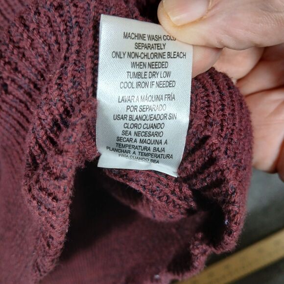 Weatherproof Vintage Dark Red Pullover Size XXL Very Comfy‎ Sweater Unisex - Picture 11 of 11